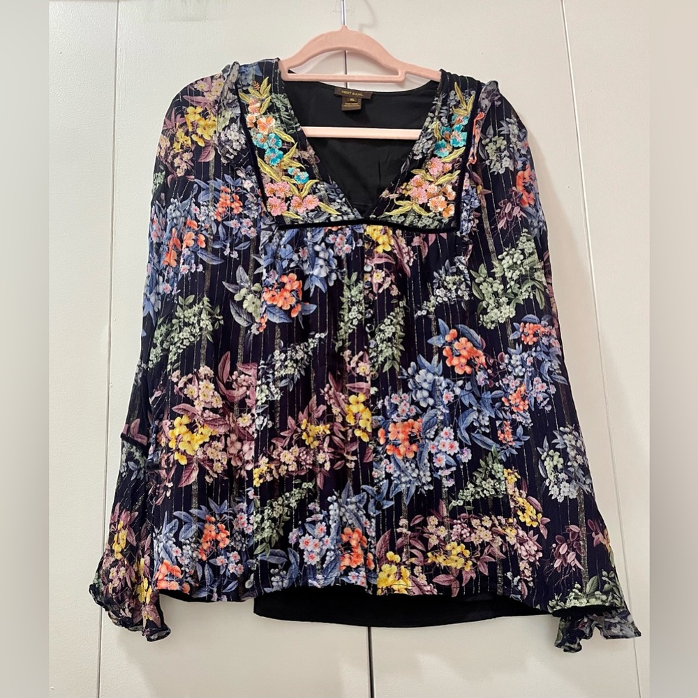 Vineet Bahl Anthropologie Blouse, Size XL